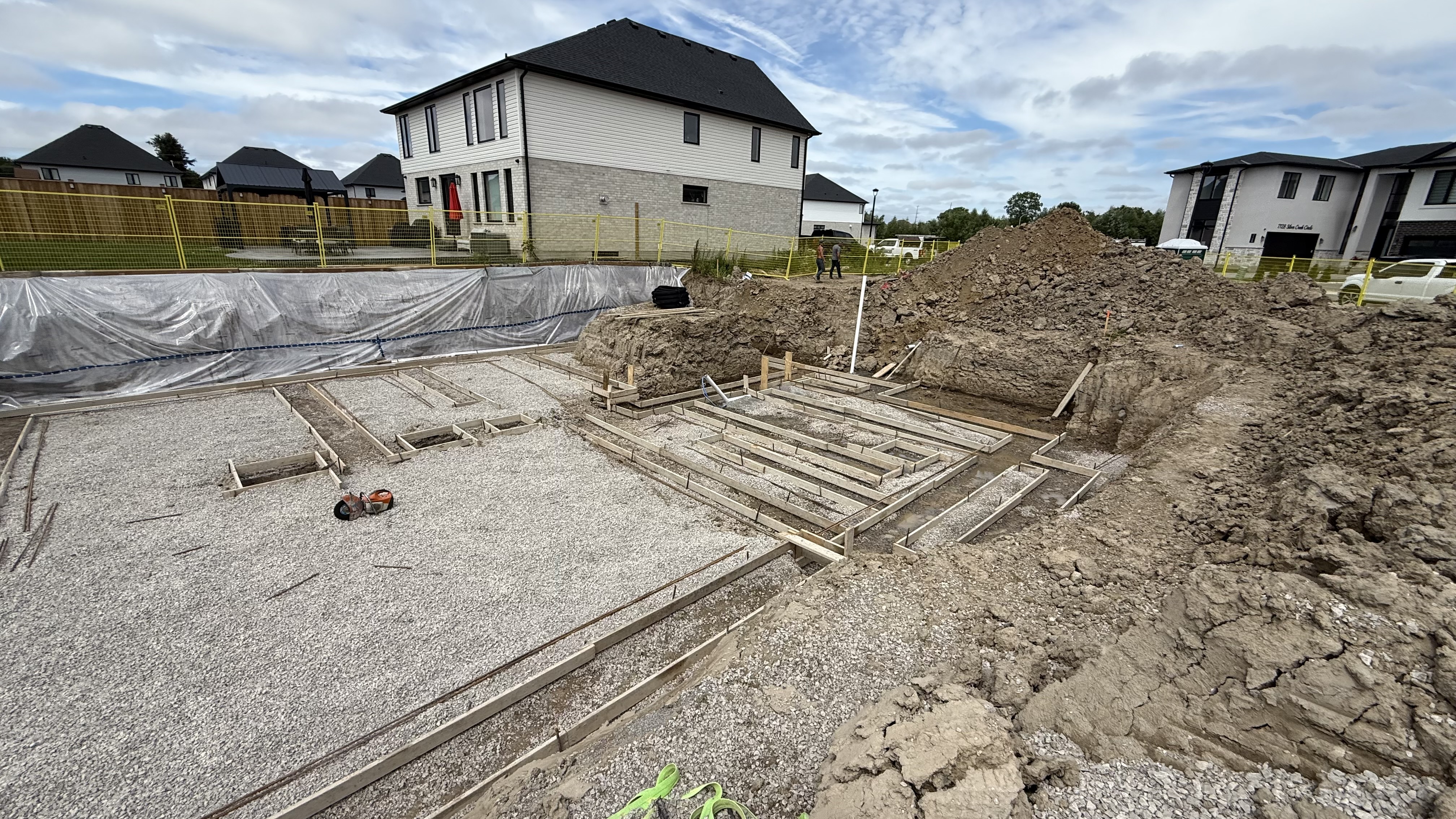 Silver Creek home construction progress Ontario