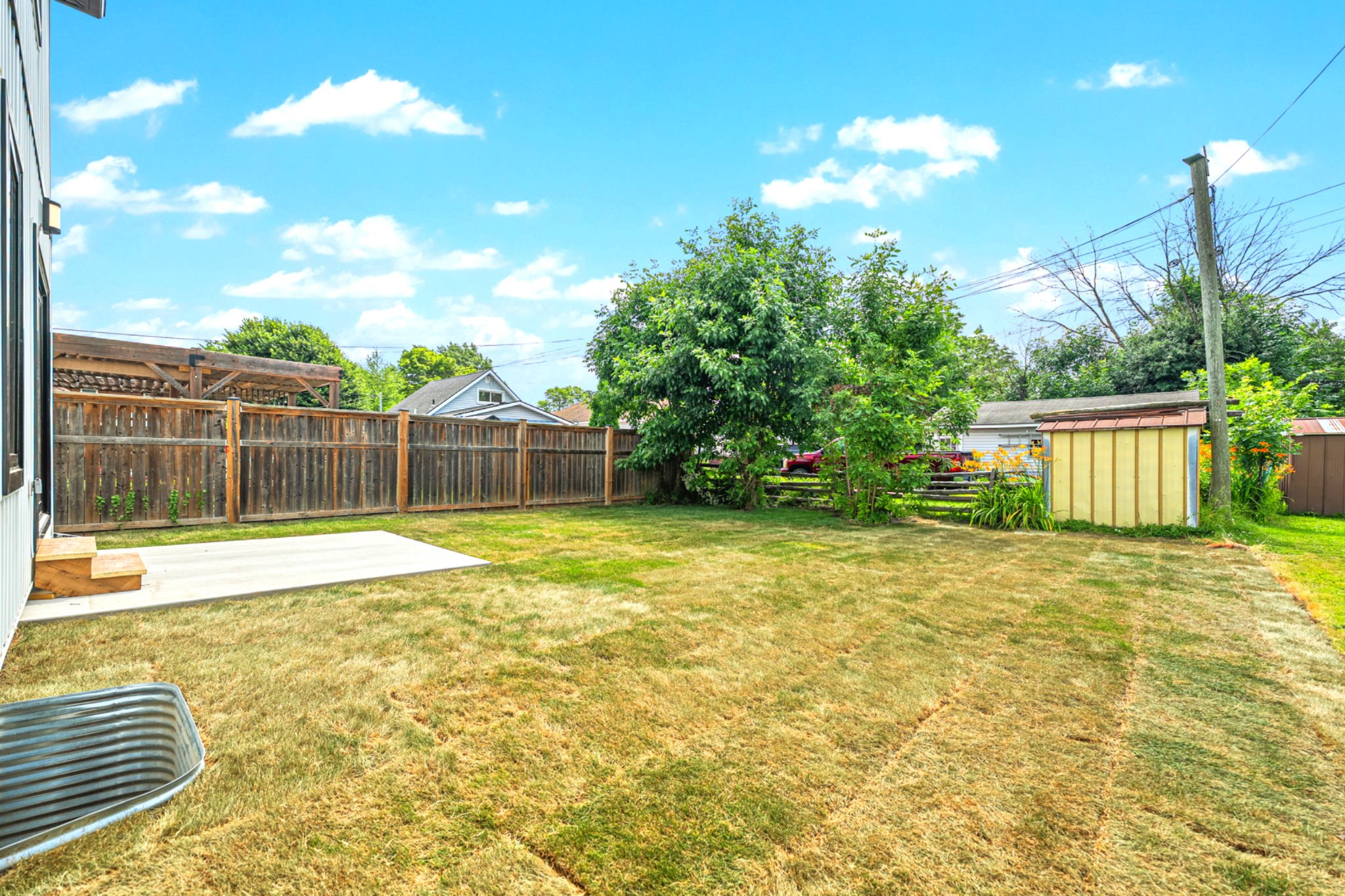 Western Hill backyard landscaping Penta Rock Homes